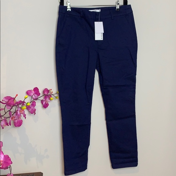 đź‘›Blue casual cotton stretch pant